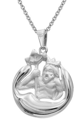 trendor Schmuck Wassermann Sternzeichen mit Halskette 925 Silber 41002-2