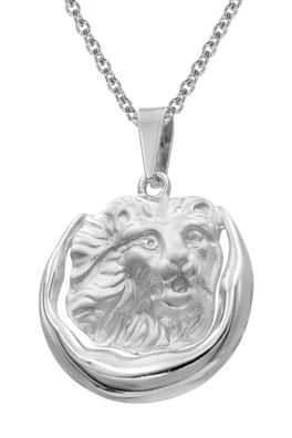trendor Schmuck Löwe Sternzeichen mit Halskette 925 Silber 41002-8
