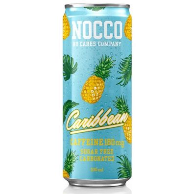 NOCCO BCAA Drink 330ml Caribbean Tray 24 x 330ml Caribbean