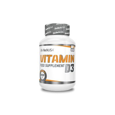 BioTech USA Vitamin D3 - 60 Tabletten