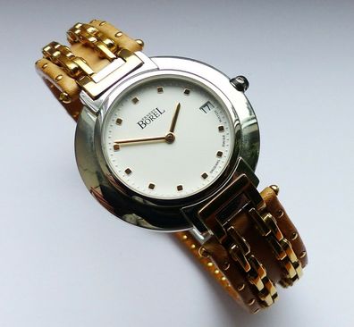 Schöne Ungetragene Ernest Borel - Chalimar bicolor Damen Luxus Armbanduhr