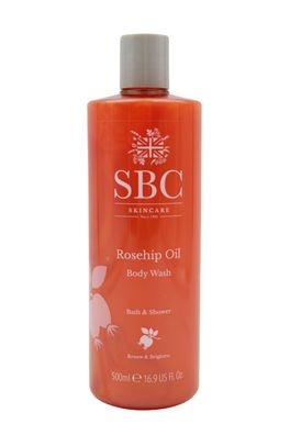 SBC Skincare Rosehip OIL Body Wash 500ml Hagebuttenkernöl Duschgel