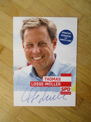 Schleswig-Holstein Staatssekretär SPD Thomas Losse-Müller - handsigniertes Autogramm!