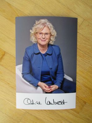 Bundesministerin SPD Christine Lambrecht - Autopen Autogramm!!!