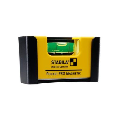 Stabila Wasserwaage Pocket PRO Magnetic 17953 Gürtel-Clip Mini-Format 7cm