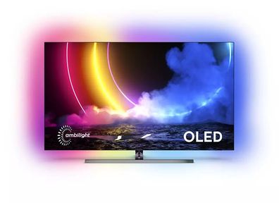 Philips 55OLED876 OLED TV 55 Zoll 139 cm 4K UHD Smart TV Sprachsteuerung Alexa Google