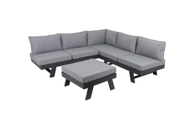 Alu Lounge Set 3tlg. Sitzgruppe Sitzgarnitur Gartengarnitur Möbel Garten Sofa