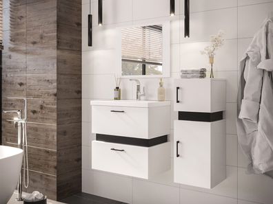 Badmöbel-Set Tokir IV Industrial Kollektion Badezimmer mit Waschbecken Loft NEU