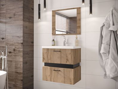 Badmöbel-Set Tokir V Industrial Kollektion Loft Badezimmer mit Waschbecken NEU