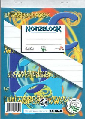 Notizblock A5 48 Blatt liniert