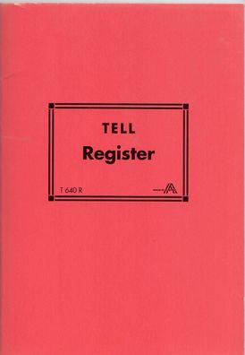 TELL Register A6 A-Z (Indexheft) (608673)