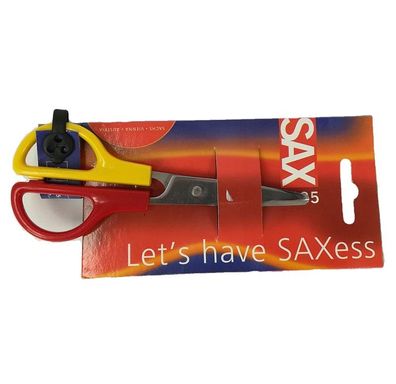 Schere SAX Bastelschere 13,5 cm rund