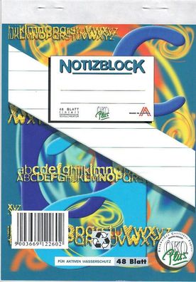 Notizblock A6 48 Blatt liniert