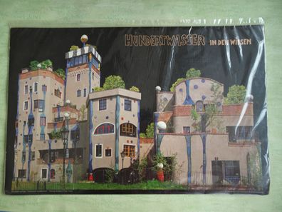 Adventskalender 1994 Kreuter Friedensreich Hundertwasser in den Wiesen Kalenderhaus