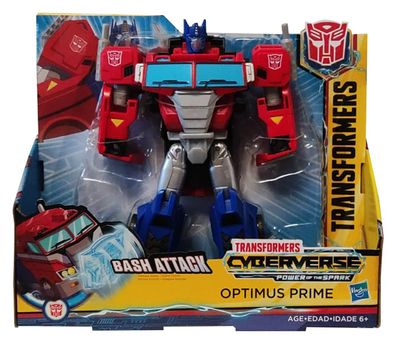 Hasbro E3639 Transformers Cyberverse Power of the Spark Optimus Prime Bash Attac