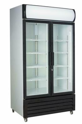 Flaschenkühlschrank mit Glastür Getränkekühlschrank Kühlschrank Gastro 670 L