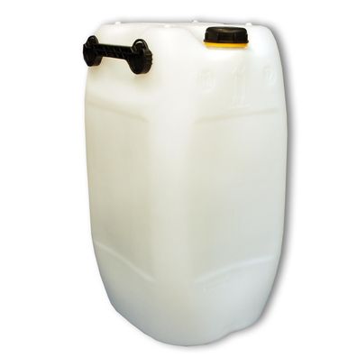 Wilai 60L Getränke- Wasserkanister Natur mit Schraubdeckel (DIN 71)