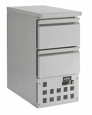 Gastro Kühltisch Kühltheke Kühlung 109 L, 2 Schubladen, 435x700x870mm NEU