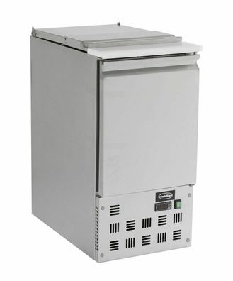 Gastro Kühltisch Kühltheke Saladette Kühlung 1x 1/1GN, 1 Tür, 435x700x870mm NEU