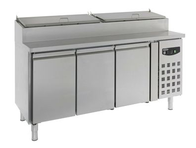 Gastro Kühltisch Kühltheke Saladette 3x1/1GN 8x1/3 GN 1795x700x1085mm NEU
