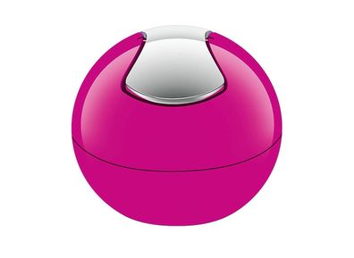 Bowl Shiny Dark Pink Abfalleimer Kosmetikeimer Tischeimer