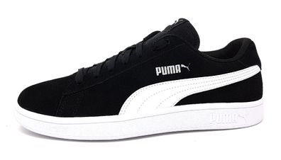 Puma Smash SD Herrenschuhe Freizeitschuhe sportlicher Schnürer Schwarz