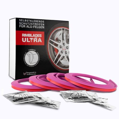 Rimblades Ultra NEU 2022 Felgenschutz Felgenringe Rim Guards PINK