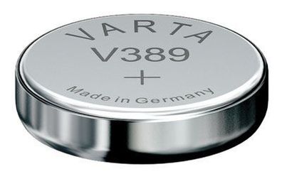 Varta - V389 / SR54 - 1,55 Volt 81mAh Silberoxid-Zink - Knopfzelle, Uhrenbatterie