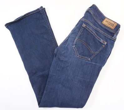 Tommy Hilfiger Rhonda Damen Jeans W30 L30 30/30 dunkelblau Bootcut Stretch F1414