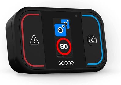 Saphe Drive Mini Verkehrsalarm Daten von Blitzer. de Bluetooth Gefahrenwarner