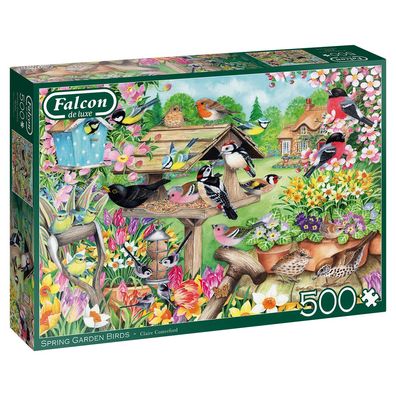 Falcon 11280 Claire Comerford Frühlingsgartenvögel 500 Teile Puzzle