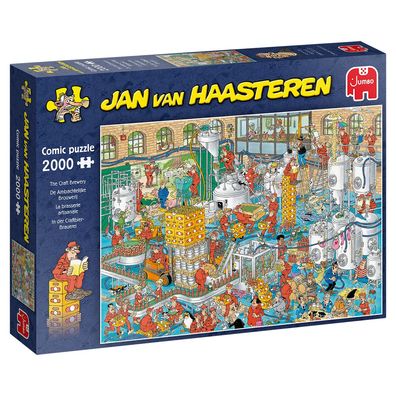Jumbo 20064 Jan van Haasteren In der Craftbier-Brauerei 2000 Teile Puzzle