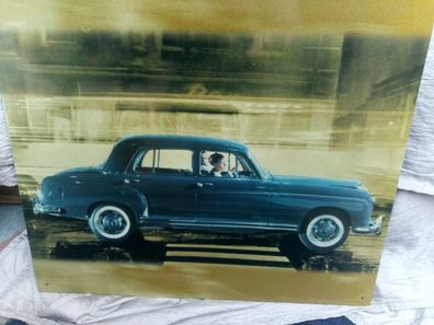 Mercedes Benz Ponton, Blechschild
