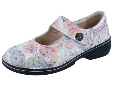 FINN Comfort Laval Damen Halbschuhe Slipper Ballerina mehrfarbig multi/ Iprino