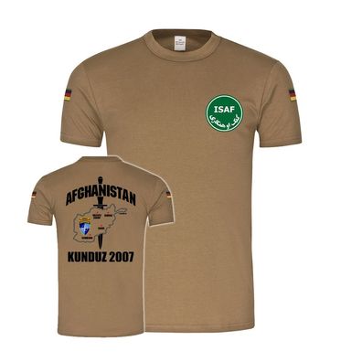 ISAF Kunduz 2010 Afghanistan Einsatz Veteran Bundeswehr T-Shirt #36089