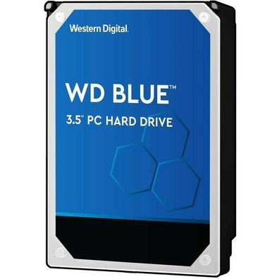 interne Festplatte WD Blue 8.9cm 3,5 Zoll 2TB 4TB 6TB SATA3 5400 RPM 256 MB