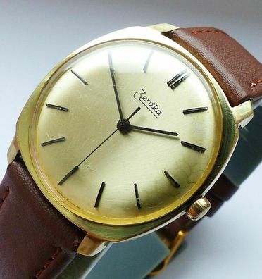 ZENTRA Rolanda PUW 360 / 17Jewels seltene Herren Vintage Armbanduhr