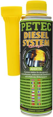 PETEC Dieselsystemreiniger Additiv Diesel System Reiniger Kraftstoff 300 ml