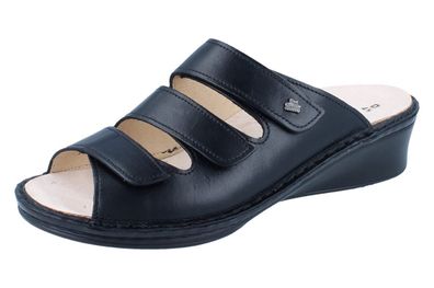 FINN Comfort Finnslim Fumane Damen Pantolette schwarz/ NappaSeda