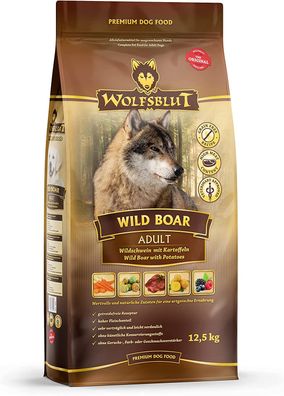 Wolfsblut ¦ Wild Boar - 12,5 kg ¦ getreidefreies Hundetrockenfutter im Sack
