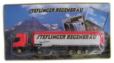 Steflinger Regenbräu Nr.01 - Weßbier - Renault Premium - Sattelzug mit Tankauflieger