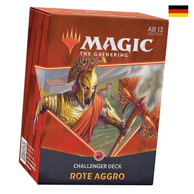 MTG Magic the Gathering - Rote Aggro - 1 Challenger Deck - Deutsch