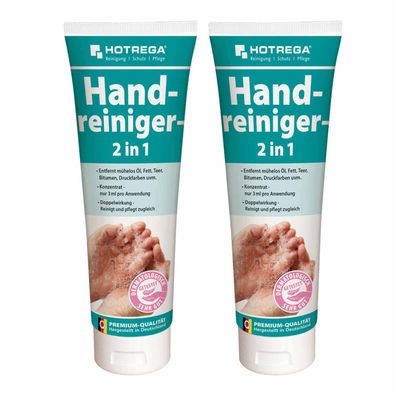 Hotrega Handreiniger Handwaschpaste Waschpaste Hautpflege Handpflege 2x 250ml
