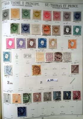 schöne hochwertige Briefmarkensammlung São Tomé und Príncipe portug. Besitzung