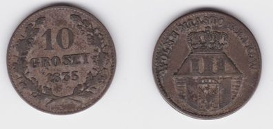 10 Groszy Silber Münze Polen Polskie Krakau 1835 (155638)