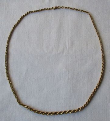 elegant schlichte Kette aus 333er Gold Gliederkette Länge 46 cm (107121)