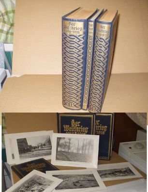 Der Weltkrieg 1914-1918 (2 Bände + Bildermappe) 1925