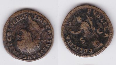 Bronze Münze 69-96 n. Chr. Römisches Kaiserreich Vespasian, Felicitas (120343)