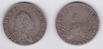 1 Taler Silber Münze Preussen Fridericus Rex 1785 A (141803)