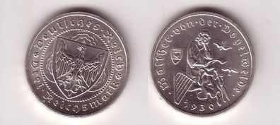 Silber Münze 3 Mark Walter von der Vogelweide 1930 A (115684)